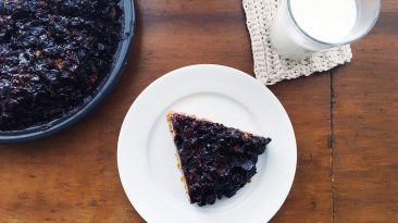 Jammy Blueberry Spice Cake